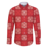 Red Palaka Quilt Hawaii Family Matching Puletasi and Hawaiian Shirt Traditional Hawaii-plaid Pattern - Polynesian Pride