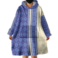 Mabuhay Philippines Festival Wearable Blanket Hoodie Yakan Modern Filipiniana Inspired LT14 - Polynesian Pride