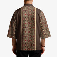 Mabuhay Philippines Festival Kimono Tnalak Modern Filipiniana Inspired LT14 - Polynesian Pride