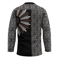 Mabuhay Philippines Festival Hockey Jersey Araw Tnalak Modern Filipiniana Inspired LT14 - Polynesian Pride