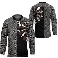 Mabuhay Philippines Festival Hockey Jersey Araw Tnalak Modern Filipiniana Inspired LT14 - Polynesian Pride