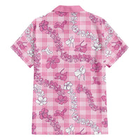 Alaka Aloha Hawaii Family Matching Off The Shoulder Long Sleeve Dress and Hawaiian Shirt Plumeria Lei With Palaka Motif LT14 - Polynesian Pride
