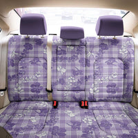 Poni Aloha Hawaii Back Car Seat Cover Plumeria Lei With Palaka Motif - Polynesian Pride