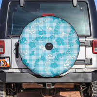 Polu Aloha Hawaii Spare Tire Cover Plumeria Lei With Palaka Motif - Polynesian Pride