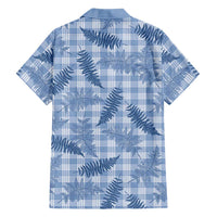 Blue Palaka Hawaii Palapalai Family Matching Mermaid Dress and Hawaiian Shirt Hawaiian Fern LT14 - Polynesian Pride