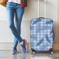 Blue Palaka Hawaii Palapalai Luggage Cover Hawaiian Fern LT14 - Polynesian Pride