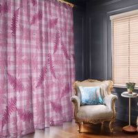 Purple Palaka Hawaii Palapalai Window Curtain Hawaiian Fern - Polynesian Pride