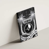 FSM Yap Day Canvas Wall Art 2025 Wa'ab Micronesia Black Color LT14 - Polynesian Pride