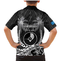 FSM Yap Day Family Matching Mermaid Dress and Hawaiian Shirt 2025 Wa'ab Micronesia Black Color LT14 - Polynesian Pride