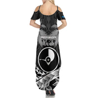 FSM Yap Day Family Matching Summer Maxi Dress and Hawaiian Shirt 2025 Wa'ab Micronesia Black Color LT14 - Polynesian Pride