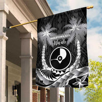 FSM Yap Day Garden Flag 2025 Wa'ab Micronesia Black Color LT14 House Flag Black - Polynesian Pride
