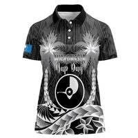 FSM Yap Day Women Polo Shirt 2025 Wa'ab Micronesia Black Color LT14 Female Black - Polynesian Pride