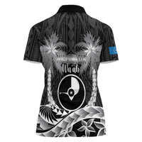 FSM Yap Day Women Polo Shirt 2025 Wa'ab Micronesia Black Color LT14 - Polynesian Pride