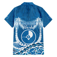 FSM Yap Day Family Matching Summer Maxi Dress and Hawaiian Shirt 2025 Wa'ab Micronesia Flag Color LT14 - Polynesian Pride