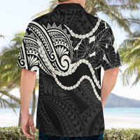 Aloha Hawaii Kalo Pikake Lei Hawaiian Shirt Chest Tattoo Black Hawaiian Pattern