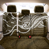 Aloha Hawaii Kalo Pikake Lei Back Car Seat Cover Chest Tattoo Gold Hawaiian Pattern LT14 - Polynesian Pride