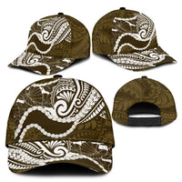 Aloha Hawaii Kalo Pikake Lei Classic Cap Chest Tattoo Gold Hawaiian Pattern