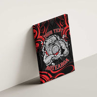 Personalised Aotearoa Bulldog Canvas Wall Art NZ Maori Tattoo LT14 - Polynesian Pride