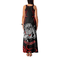 Personalised Aotearoa Bulldog Family Matching Tank Maxi Dress and Hawaiian Shirt NZ Maori Tattoo LT14 - Polynesian Pride