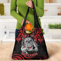 Personalised Aotearoa Bulldog Grocery Bag NZ Maori Tattoo LT14 - Polynesian Pride