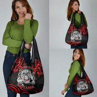 Personalised Aotearoa Bulldog Grocery Bag NZ Maori Tattoo LT14 - Polynesian Pride