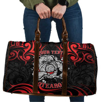 Personalised Aotearoa Bulldog Travel Bag NZ Maori Tattoo - Polynesian Pride