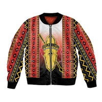 Personalised Bukidnon Philippines Bomber Jacket The Food Basket of Region X LT14 Unisex Red - Polynesian Pride