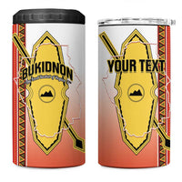 Personalised Bukidnon Philippines 4 in 1 Can Cooler Tumbler The Food Basket of Region X LT14 One Size: 16 oz Red - Polynesian Pride
