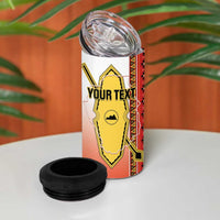 Personalised Bukidnon Philippines 4 in 1 Can Cooler Tumbler The Food Basket of Region X LT14 - Polynesian Pride