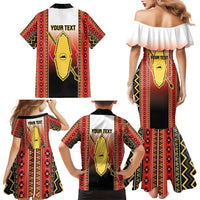 Personalised Bukidnon Philippines Family Matching Mermaid Dress and Hawaiian Shirt The Food Basket of Region X LT14 - Polynesian Pride