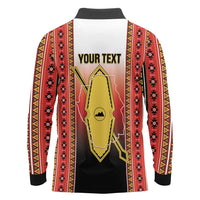 Personalised Bukidnon Philippines Long Sleeve Polo Shirt The Food Basket of Region X