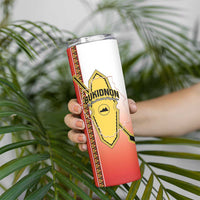 Personalised Bukidnon Philippines Skinny Tumbler The Food Basket of Region X LT14 - Polynesian Pride