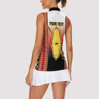 Personalised Bukidnon Philippines Women Sleeveless Polo Shirt The Food Basket of Region X