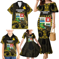 Agusan del Sur Philippines Family Matching Mermaid Dress and Hawaiian Shirt Habagatang Agusan Lolong LT14 - Polynesian Pride