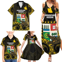 Agusan del Sur Philippines Family Matching Summer Maxi Dress and Hawaiian Shirt Habagatang Agusan Lolong LT14 - Polynesian Pride