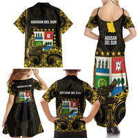 Agusan del Sur Philippines Family Matching Summer Maxi Dress and Hawaiian Shirt Habagatang Agusan Lolong LT14 - Polynesian Pride