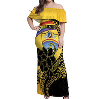 Quezon Province Off Shoulder Maxi Dress Cocolandia Philippines Turtle
