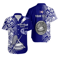Personalised American Samoa Hawaiian Shirt July 4 Independence Day LT14 - Polynesian Pride