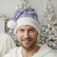 Aloha Hawaii Tiki Palaka Motifs Christmas Santa Hat Honohono Lei Purple Elegant Vibes