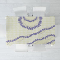 Hawaii Honohono Palaka Motifs Tablecloth Hawaiian Orchid Lei