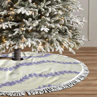Hawaii Honohono Palaka Motifs Tree Skirt Hawaiian Orchid Lei