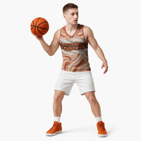 Aloha Hawaii Mikioi Lei Basketball Jersey Beige Tropical Flower Pattern - Polynesian Pride