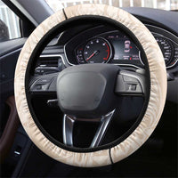 Aloha Hawaii Mikioi Lei Steering Wheel Cover Cattail Red Tropical Flower Pattern - Polynesian Pride