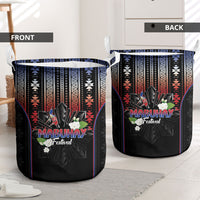 Mabuhay Philippines Festival Laundry Basket Filipino Map Sampaguita Igorot Pattern LT14 - Polynesian Pride