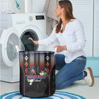 Mabuhay Philippines Festival Laundry Basket Filipino Map Sampaguita Igorot Pattern LT14 - Polynesian Pride