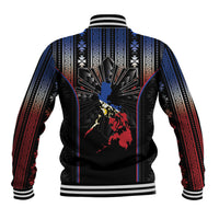 Mabuhay Philippines Festival Baseball Jacket Filipino Map Sampaguita Igorot Pattern LT14 - Polynesian Pride