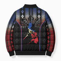 Mabuhay Philippines Festival Bomber Puffer Jacket Filipino Map Sampaguita Igorot Pattern LT14 - Polynesian Pride