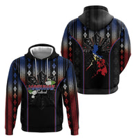 Mabuhay Philippines Festival Hoodie Filipino Map Sampaguita Igorot Pattern LT14 - Polynesian Pride