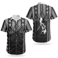 Mabuhay Philippines Festival Couples Matching Tank Maxi Dress and Hawaiian Shirt Filipino Map Black White Igorot Pattern LT14 - Polynesian Pride