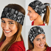 Mabuhay Philippines Festival Neck Gaiter Filipino Map Black White Igorot Pattern LT14 - Polynesian Pride